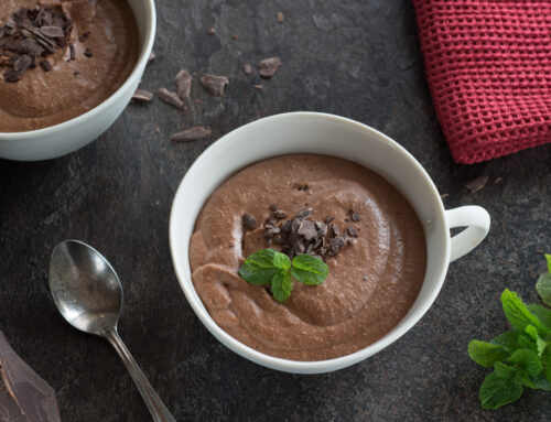 Mousse de chocolate con galletitas Turimar Bananitas