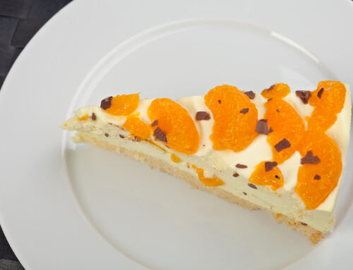 Tarta de mandarina otoñal