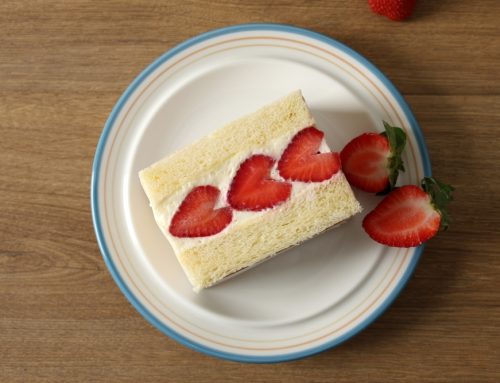 Sándwiches helados de frutilla y Turimar Miel